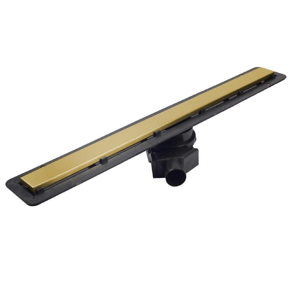 Душевой лоток Confluo Фреймлес Лайн (Frameless Line) Золото 550