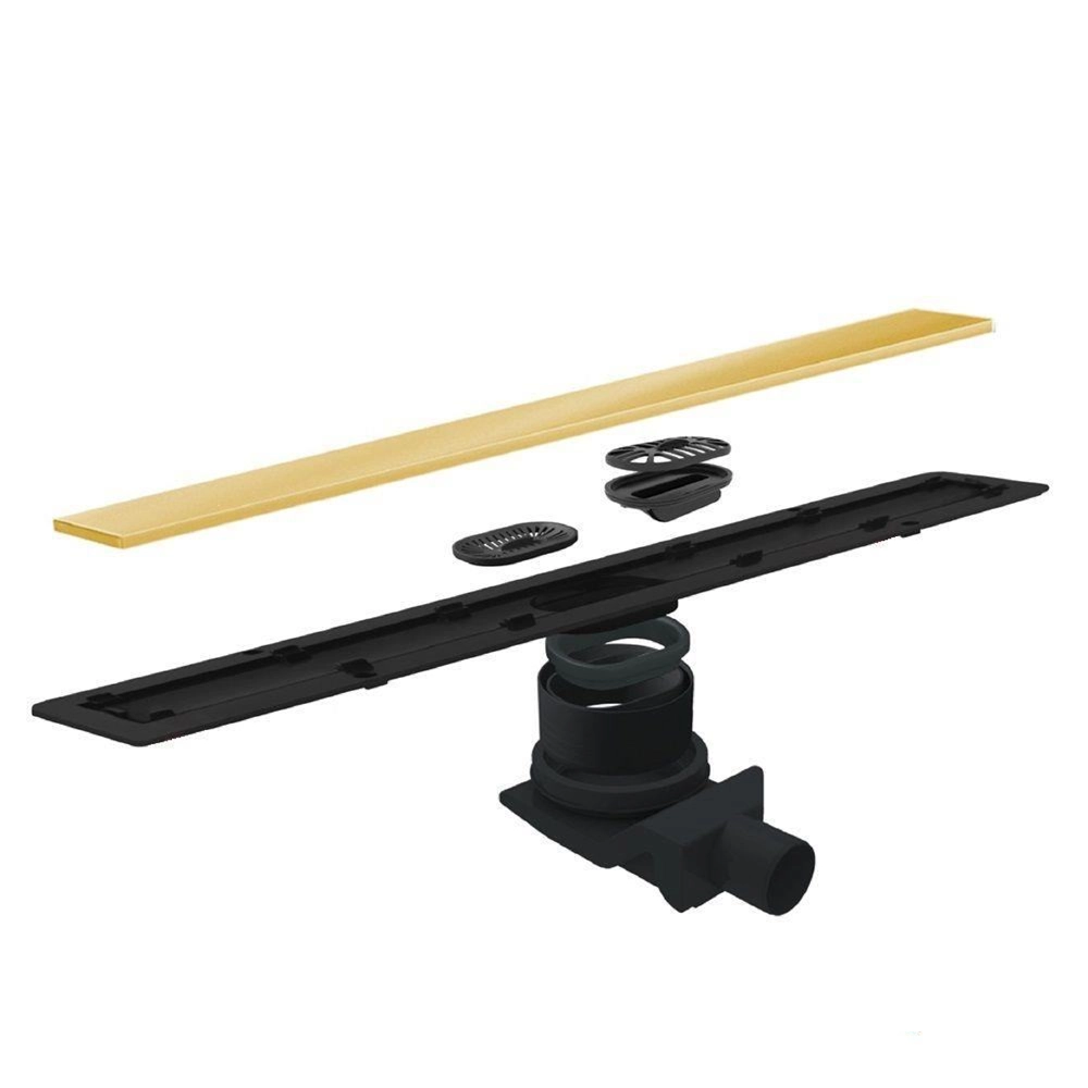 Душевой лоток Confluo Фреймлес Лайн (Frameless Line) Золото 550